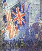 Childe Hassam The Union Jack oil painting picture wholesale